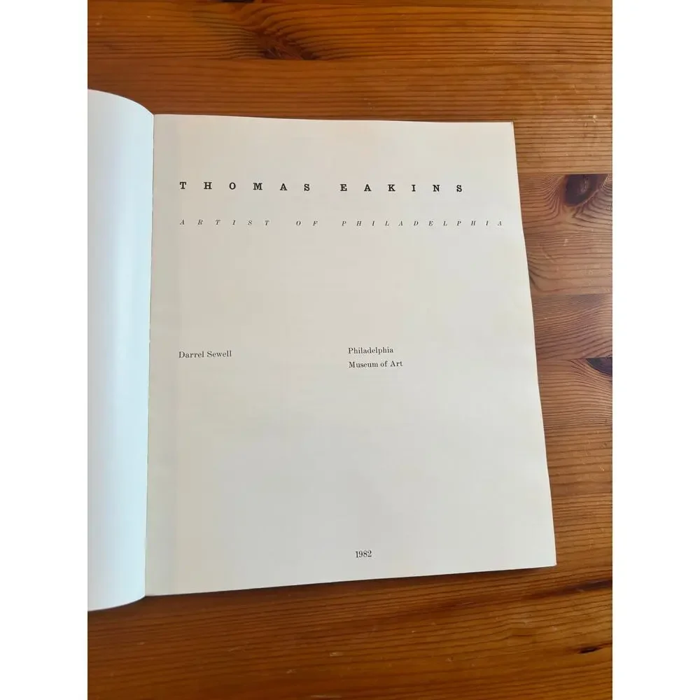 Thomas Eakins: Artist of Philadelphia Exhibition Catalog 1982 Paperback Book